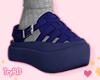 🎀 blue sandals