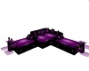 purple/blk lounge seat