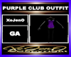 PURPLE CLUB OUTFIT