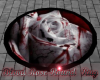 Blood Rose Round Rug