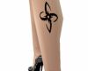 Z90 Star Leg Calf Tattoo