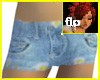 Jean shorts daisy