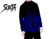 Sweater Blue Flame