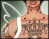 White Tatted Tank Top