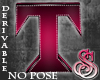 Pink Letter T No Pose
