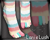 LL* Fluffy Toe Socks