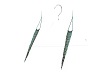 NAS green earrings