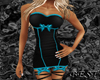 Dress Black- Blue