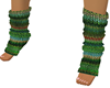 Green Knitted Socks