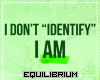 E| I am/Identity Poster