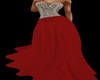 Red & Gold Formal Gown