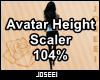 Avatar Height Scale 104%