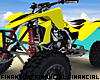 Yellow ATV Quad