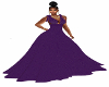 Xenia Purple Shine Gown