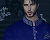 Q! Blue Satin Sherwani