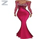 Z- Cerise Glamour Gown