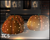 Lighted pumpkins