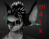 [m4lk] GrayBlack Cat Ear