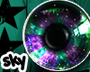 Sparkle Glass Joker eye