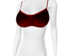 Velvet Bralette Red D