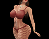 Bimbo Fishnet Red