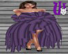 Bow Sparkle Gown purple