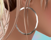 Silver Hoop Earrings