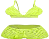 2Pc Yellow Knit Set