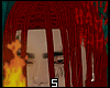long dreads red
