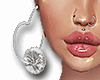 🤍 White earrings
