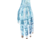 Ice Blue Hand Tattoo