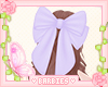Purple Hair Bow