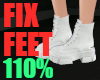 fix floating feet