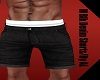 AL/M Denim Blk Shorts