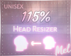 M~ Head Scaler 115%