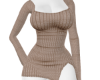 Sexy Beige Minidress