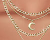 𝕯 Moon Gold Chains