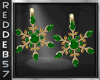 Snowflake Emerald Set