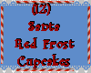 (IZ) Santa Cupcakes RedF