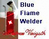 blue flame welder