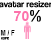 ♥ 70% | Avatar Resizer