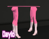 Ɖ•Pink Legs Table