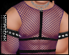 Fishnet Purple Tank