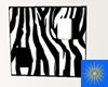 zebra chillout rug