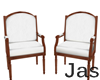 !J white chairs