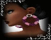 E~D Mauve Rose Earrings
