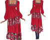 TF* Red BOHO Country