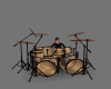 Animated Gold Drum Set