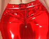 $ Pants RLL Red PVC