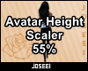 Avatar Height Scale 55%
